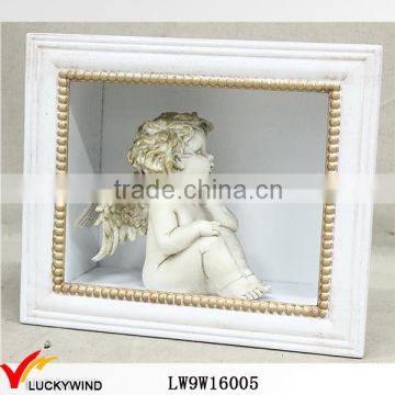 Wholesale Vintage White Wall Art Shadow Box Frame