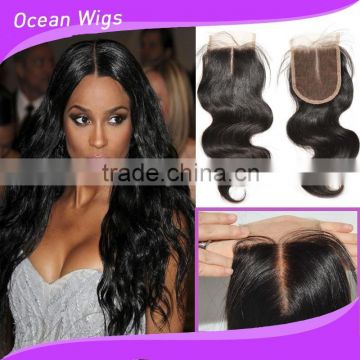 brazilian free parting lace closure fringe