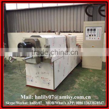 (website/Wechat: hnlily07) Twins screw extruded snack stick making machine from Zhengzhou Amisy