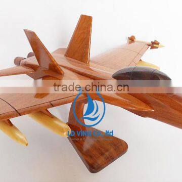 F18 AIR PLANE WOODEN MODEL