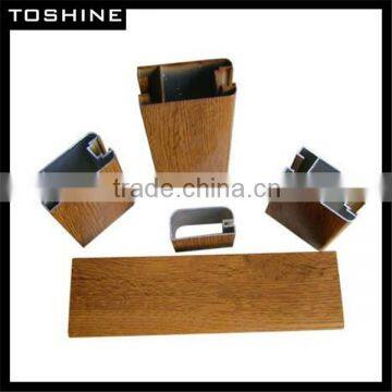 Extrusion Aluminum Profile Wood Grain Transfer Suface Treatment photo-4