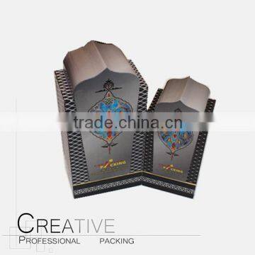 High Quality Made in China Custom Flocking Cardboard Perfume Box