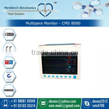 Multipara Patient Monitor Suitable for Adult, Pediatric and Neonatal Patient