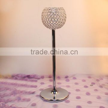 High quality centerpieces with crystal ball with T light for wedding decorations(CAN-016)