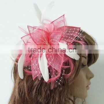 Ladies fascinator/vintage fascinator/fascinator wholesale/sinamay fascinator on comb