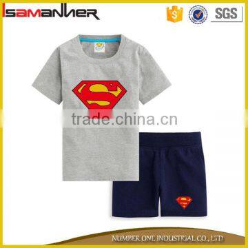 To sale bulk printed custom kids summer clothes for age 3-10 years old