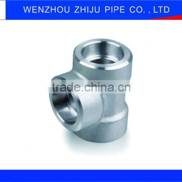 NPS Schedule 40 Stainless Steel Pipe Socket And Threaded Fittings Tees/Crosses