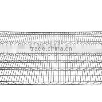 36"d x 72"w Wire Shelving with Five Shelves