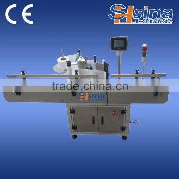 Rapid positioning adjustment round bottle labeling machine with date printing