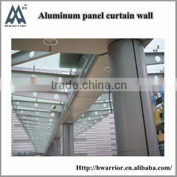 Irregular shape aluminium panel curtain walls