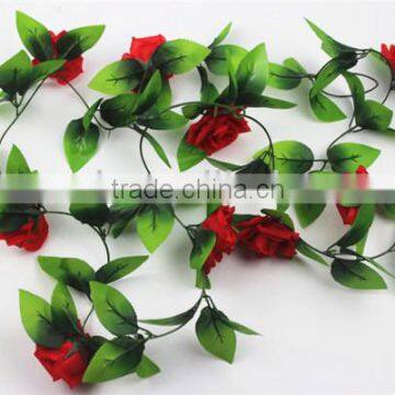 Beautiful Artificial Rose Wreath in Different Colors for Wedding Decor photo-3