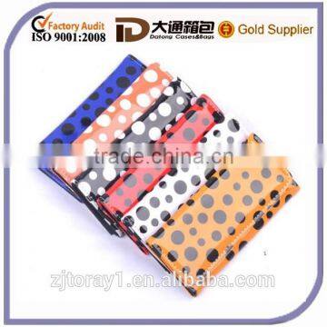 2015 Fashion Dot Printed New PVC Wallet PVC Purse For Women