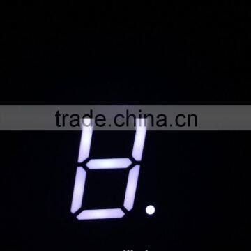 hot sale 1 inch single digit 7 segment digital led white display