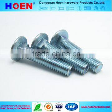 china supplier din603 carbon steel carriage bolt