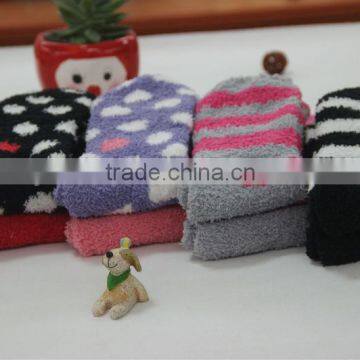 women microfiber 100% polyester socks