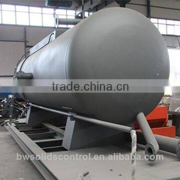 portable well drilling equipment drilling fluid mud tank