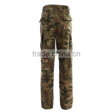 Ripstop camouflage men's military tactical bdu pants