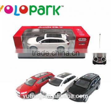 1:16 4' CHANNEL R/C CAR AUDI Q7 funny kids car toy for kids 4W &Authorized Radio Controlled CAR