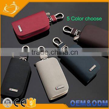 Custom ODM & OEM wholesale women and mens genuine leather key chain bags