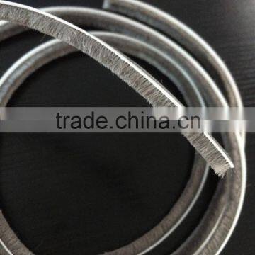 Wool Pile Weather Strip,Grey Silicon Wool Pile 7*6 photo-2