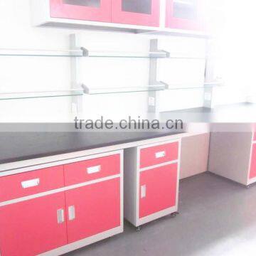 Commercial use experiment furniture stainless steel lab wall bench