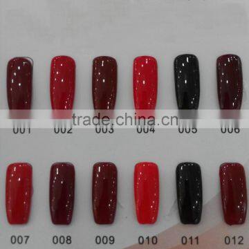 2015 New Nanometer UV gel nail polish Gray & Red Wine Series Soak Off Nail Gel