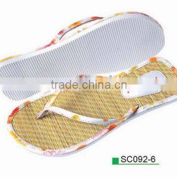 Garden Straw Lady Flip Flop