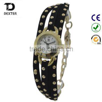 winding leather bracelet watch chain bracelet watches ladies jewelry bracelet watch