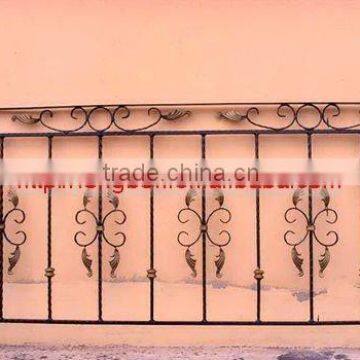 Top-selling hand forged wrought iron craft fence design