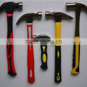 High Quality Claw Hammer With Fiberglass Handle