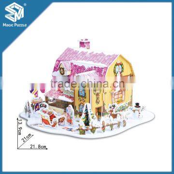 Christmas and Halloween holiday gift 3d jigsaw puzzle child toy