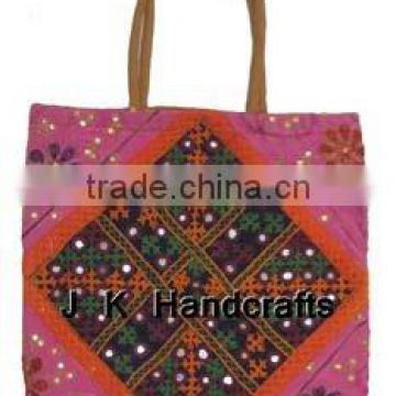 Beautiful Handicrafted Shimmered bags made from India