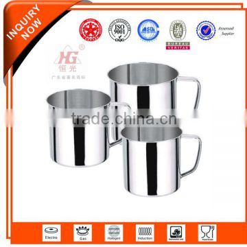 Portable stainless steel travel cup