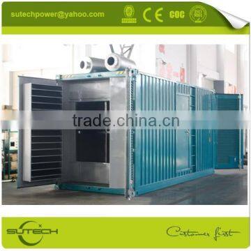 Containerized 1000Kw diesel engine generator, powered by Cummins KTA50-G3 engine, Containerized type or Open type