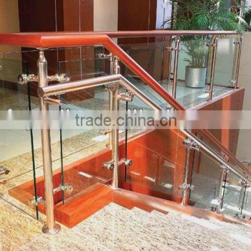 YUDI 304 Balcony stainless steel & glass railing balustrade