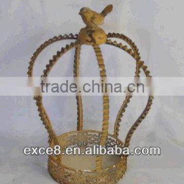 French home decoration metal crowns