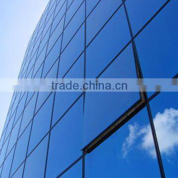 Tempered glass curtain wall with AS/NZS2208:1996, BS6206, EN12150 certificate