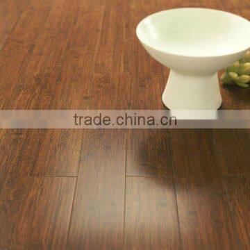 Carbonized vertical bamboo parquet flooring elegant home