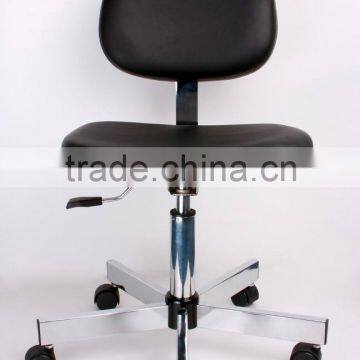 Adjustable Fiber Reference Plastic Lab Stool With Wheels photo-6