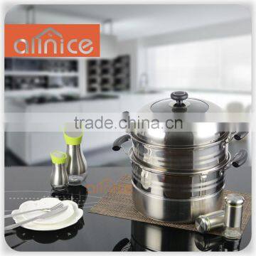 Allnice-wholesale Stainless Steel Double Boiler/ Steamer Set from China