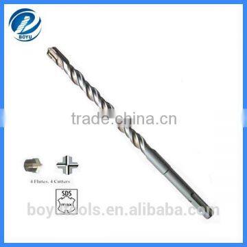 SDS max shank 4 cutter hammer drill bit