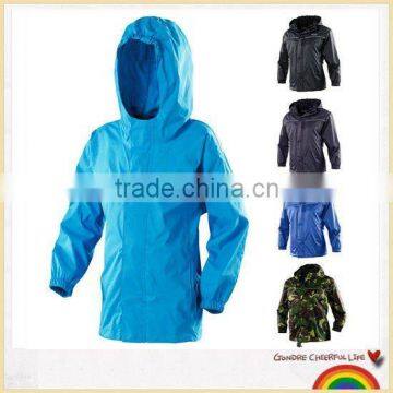 Boys hooded rain jacket