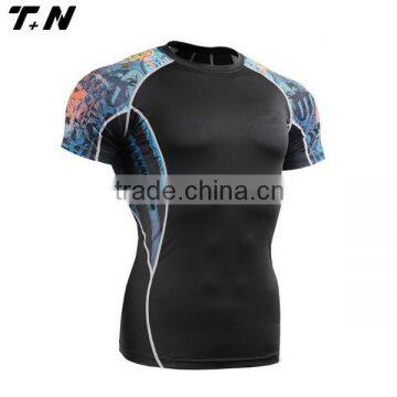 Compression clothing,mma rash guard shirt