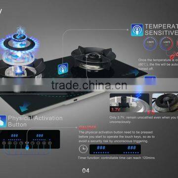 Convenient Control China 2 Burner Gas Stove Prices Promotion