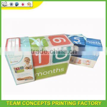 Cardboard Baby Photo Age Prop Blocks photo-1