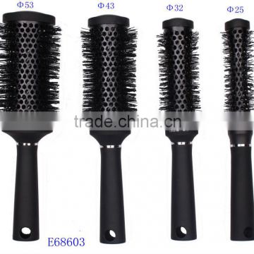 professional concave anti-static ceramic nano technology hair brush