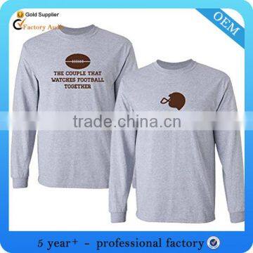 Cheap couple long sleeve tshirt