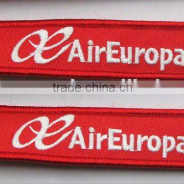 broidery keychain/rememove before flight keychain/aviation keychain