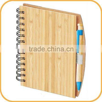 Natural color recycle notepad with spiral