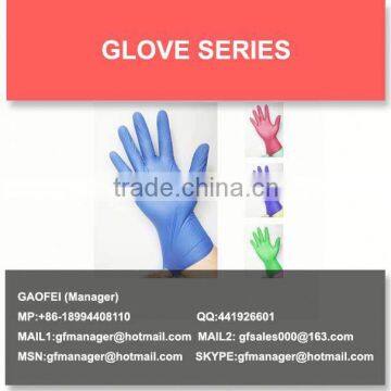 powder free nitrile examination gloves